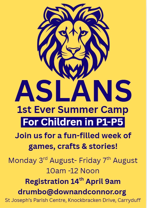 Aslan’s Summer Camp in Drumbo & Carryduff